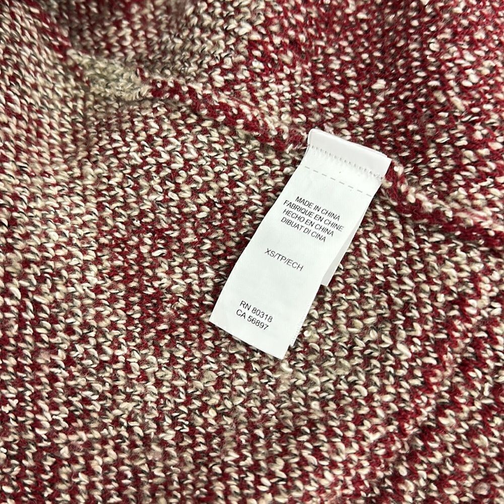 ❤️Last Chance Lucky Brand Cotton Blend Aztec Print Open Front Cardigan Size XS - Picture 7 of 11